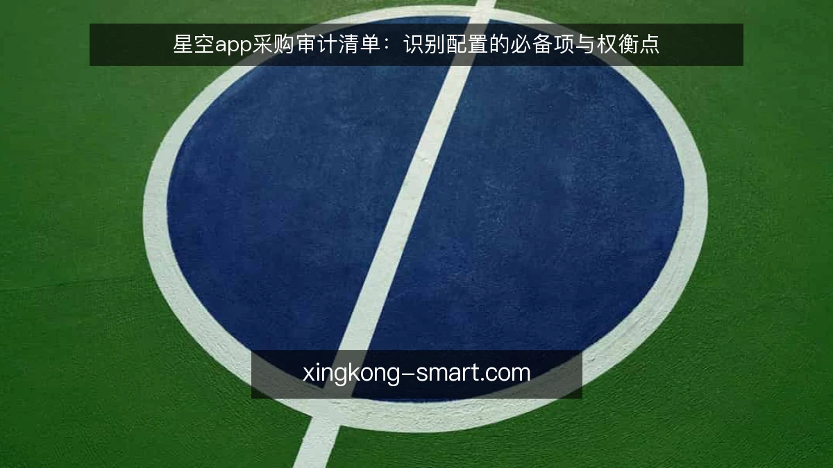 星空app采购审计清单:识别配置的必备项与权衡点